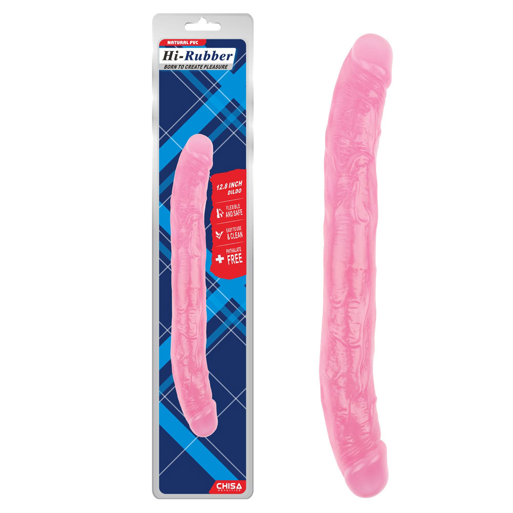 12,8 tommers dildo-rosa