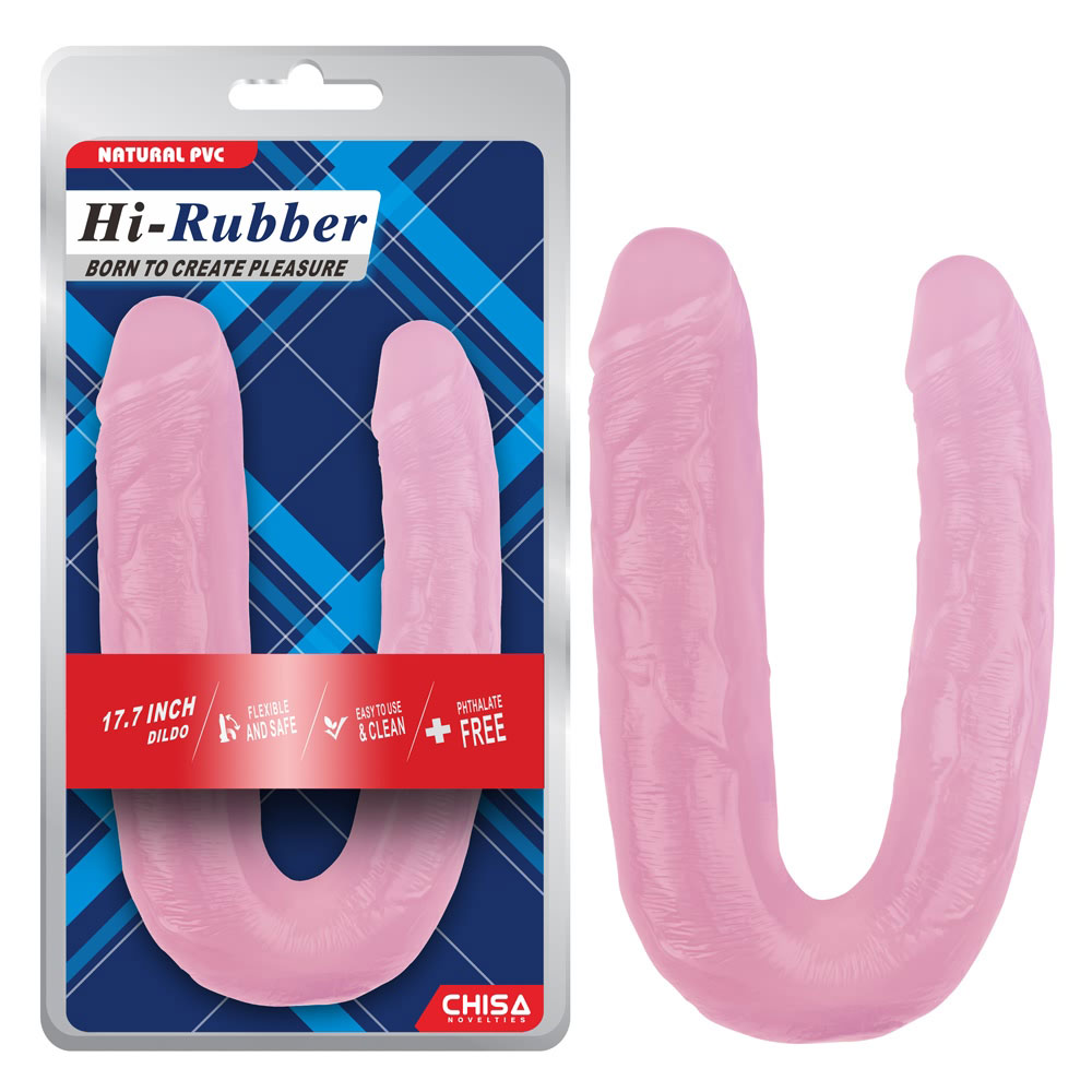 17,7 tommers dildo-rosa