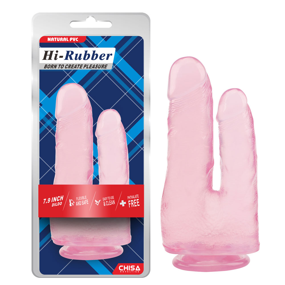 7,9 tommers dildo-rosa