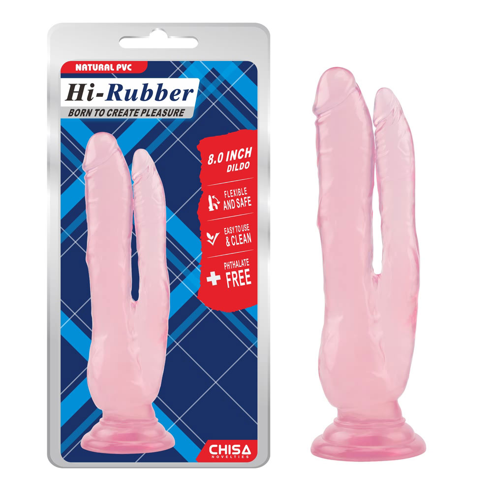 8,0 tommers dildo-rosa
