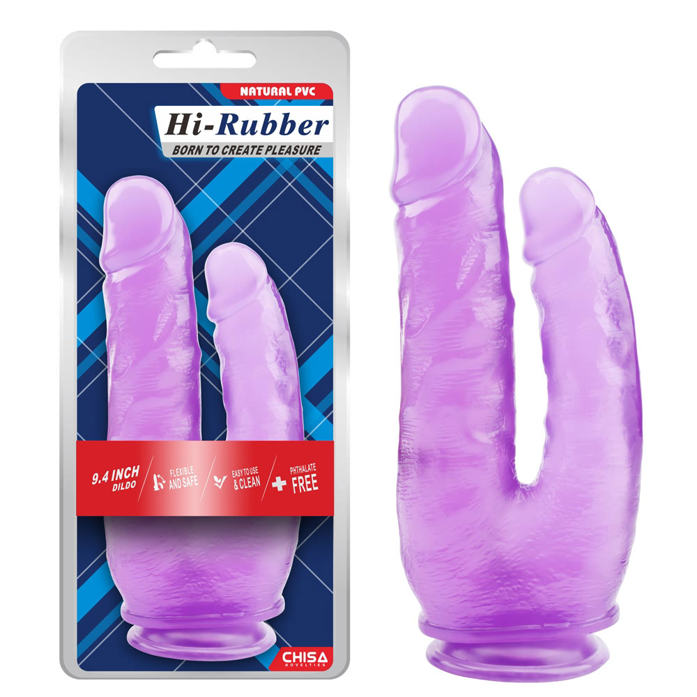 9,4 tommers dildo-lilla