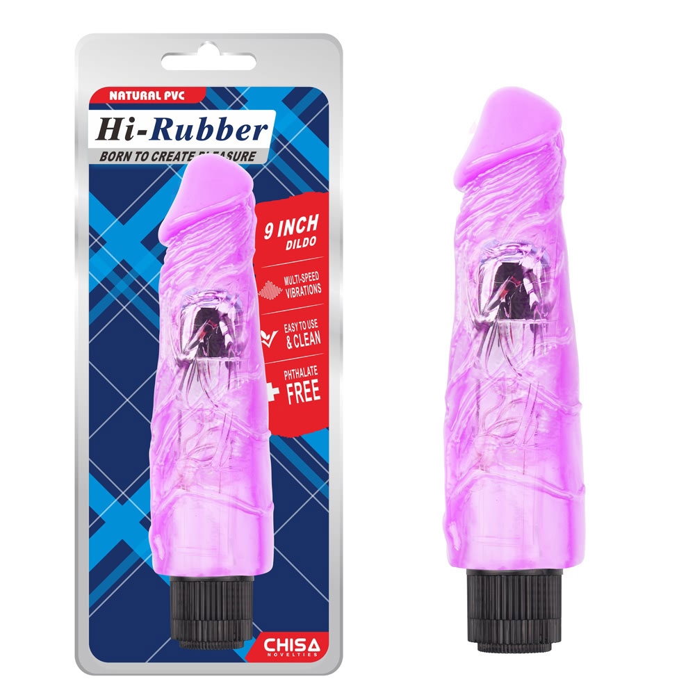 9 tommers dildo-lilla