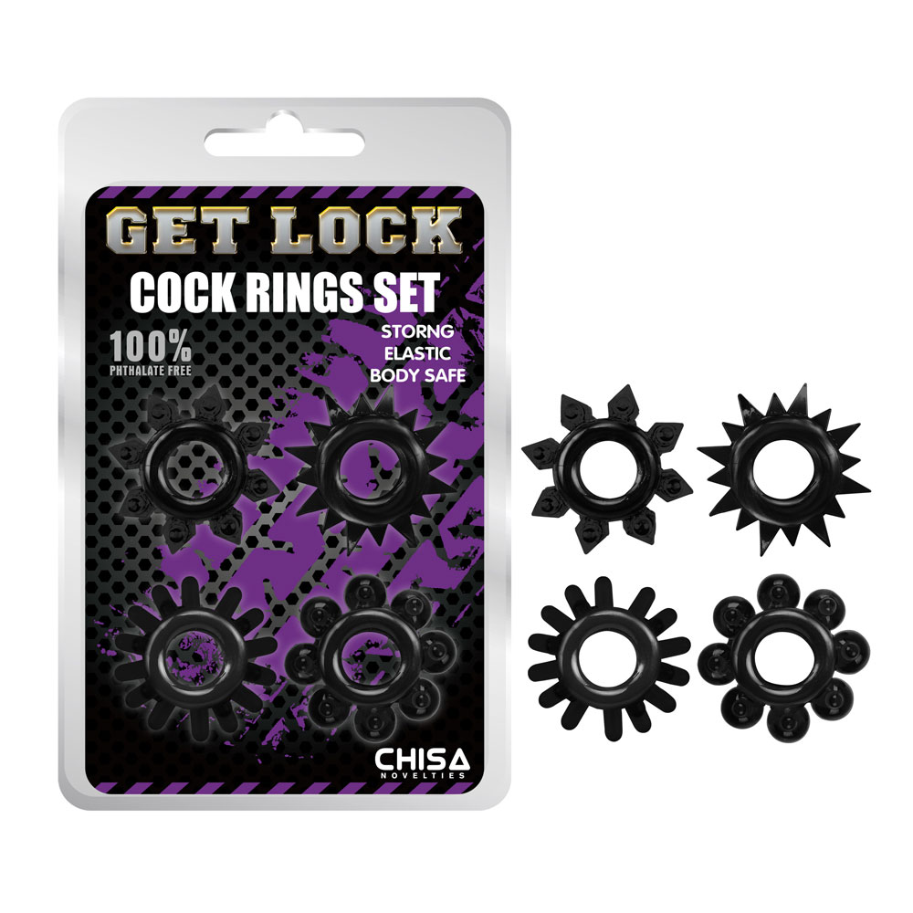 Cock Rings Sett-Sort