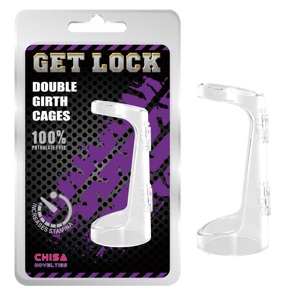 Dobbel Girth Cages-Clear