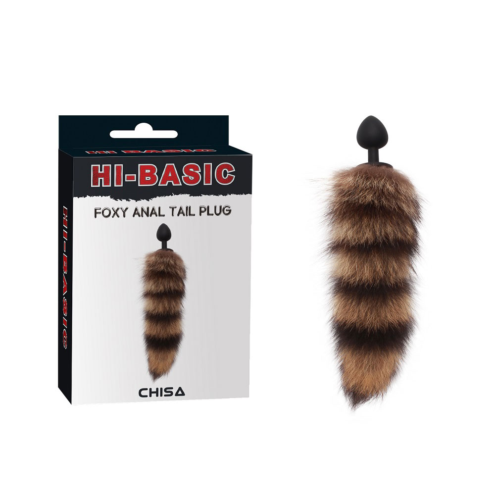 Foxy anal haleplugg