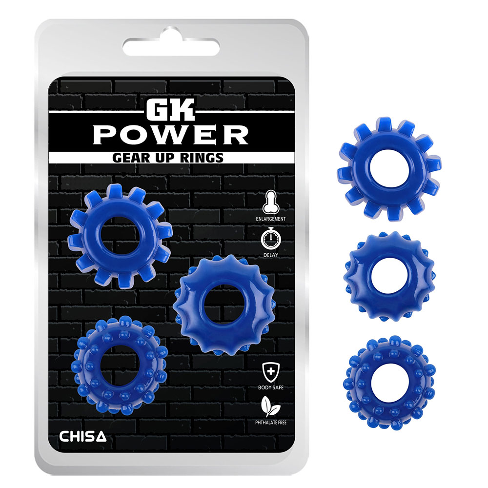 Gear Up Ringer-Blå