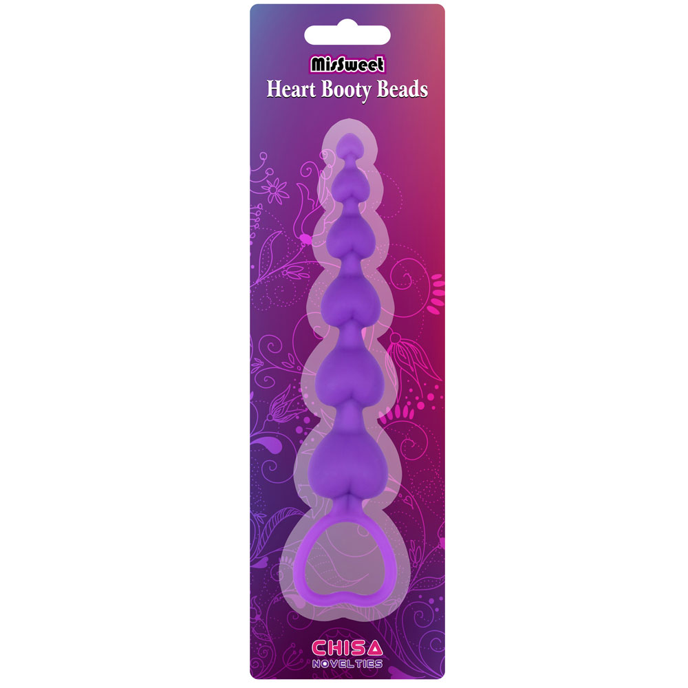 Heart Booty Beads-lilla